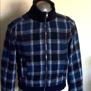 Forever 21 Plaid Winter Front ZIP Jacket Size Med